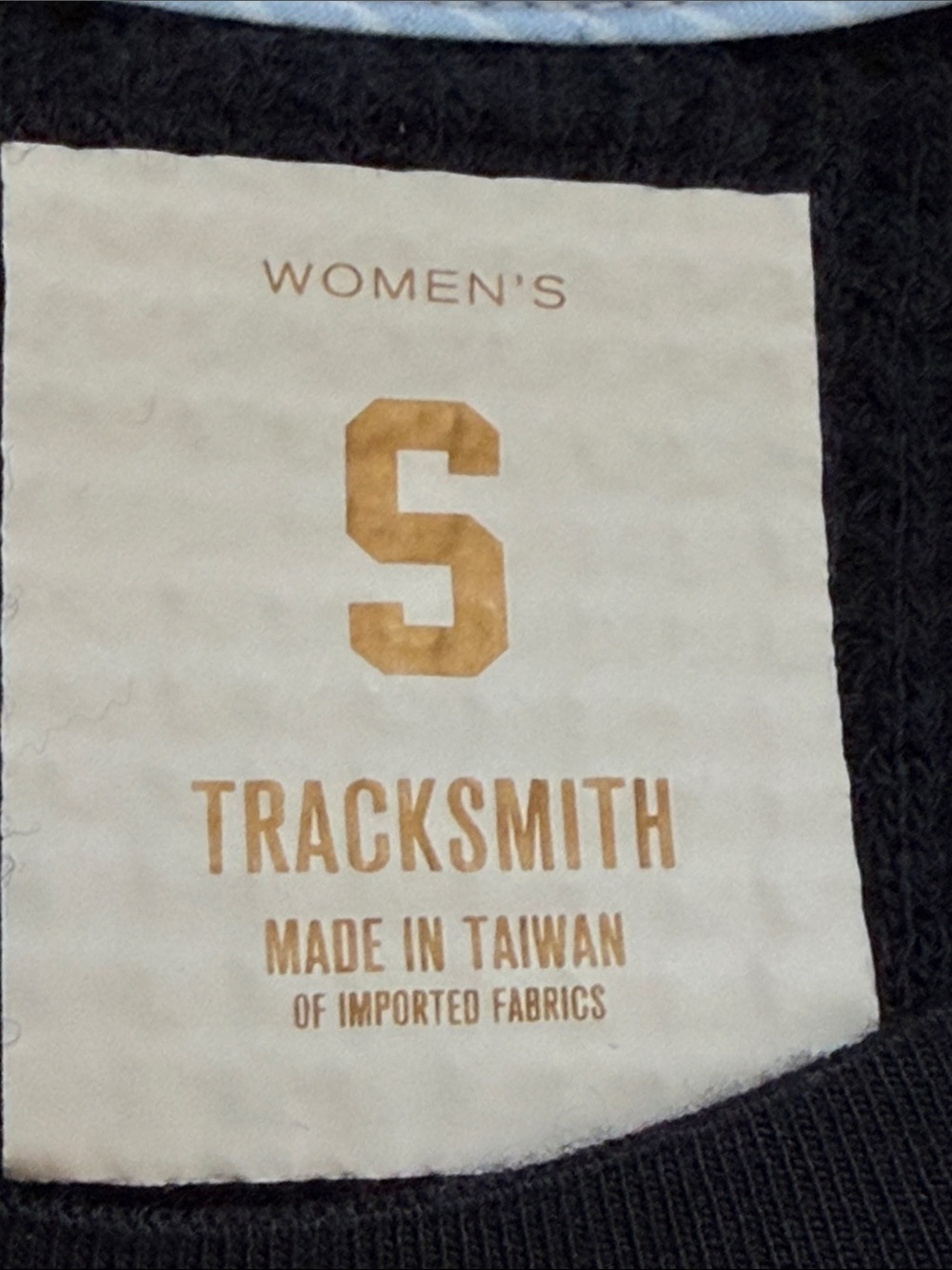 Tracksmith Black Waffle-Knit Crewneck Sweater - Picture 4 of 4